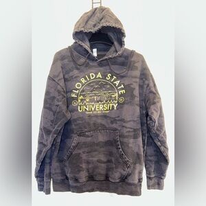 Florida State University Women's "Everybody Hoodie" Charcoal Gray Wash FSU-L